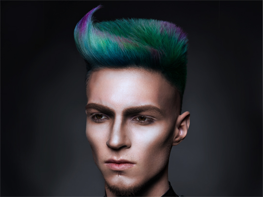Taper Fade with Quiff